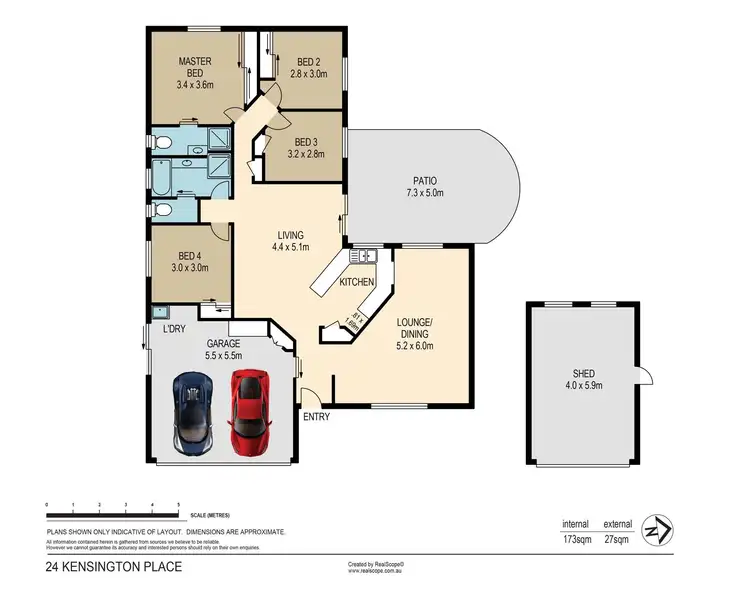 Floorplan of Homely house listing, 24 Kensington Place, Wishart QLD 4122