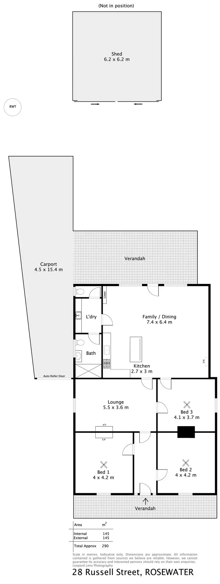 Floorplan of Homely house listing, 28 Russell Street, Rosewater SA 5013