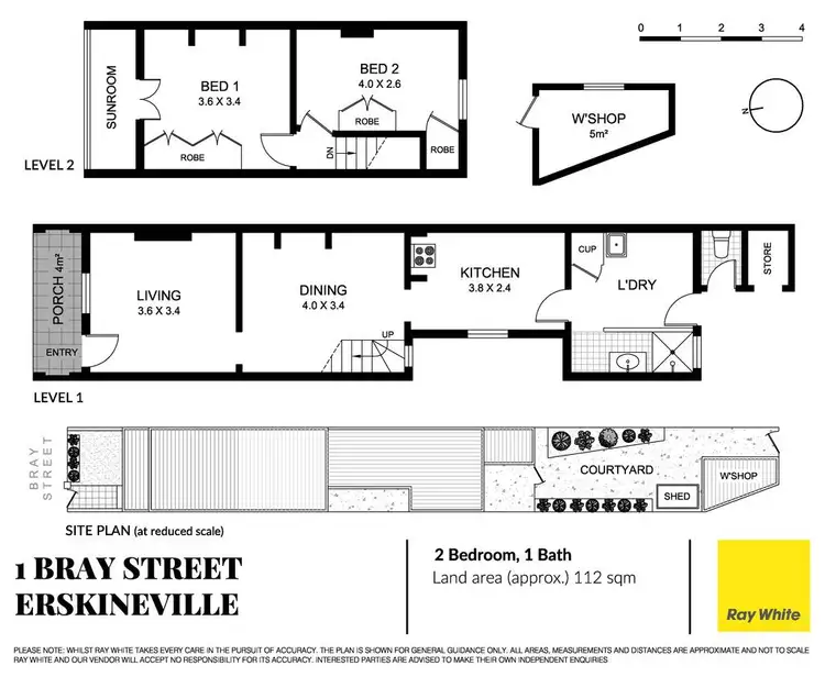 Floorplan of Homely house listing, 1 Bray Street, Erskineville NSW 2043
