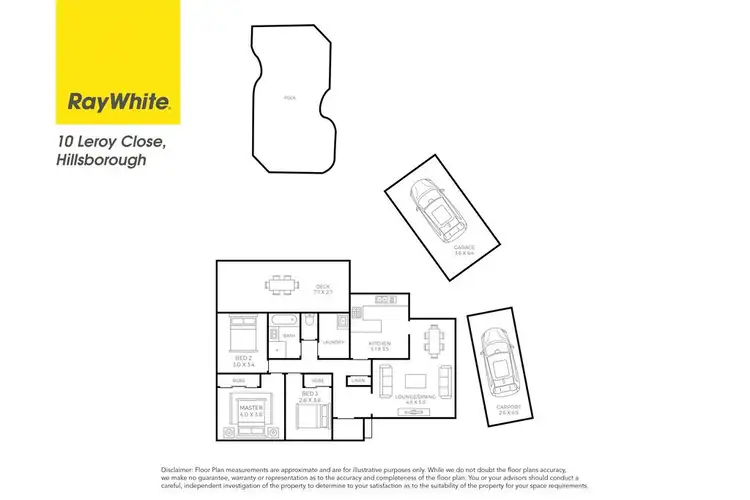 Floorplan of Homely house listing, 10 Leroy Close, Hillsborough NSW 2290