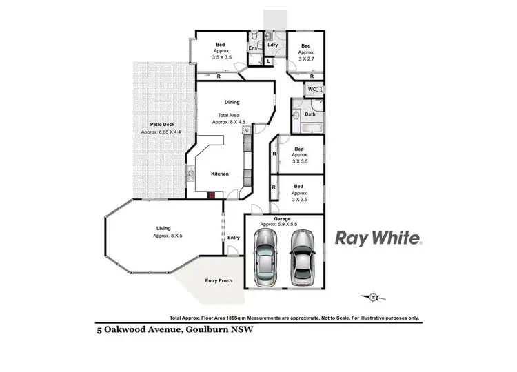 Floorplan of Homely house listing, 5 Oakwood Avenue, Goulburn NSW 2580