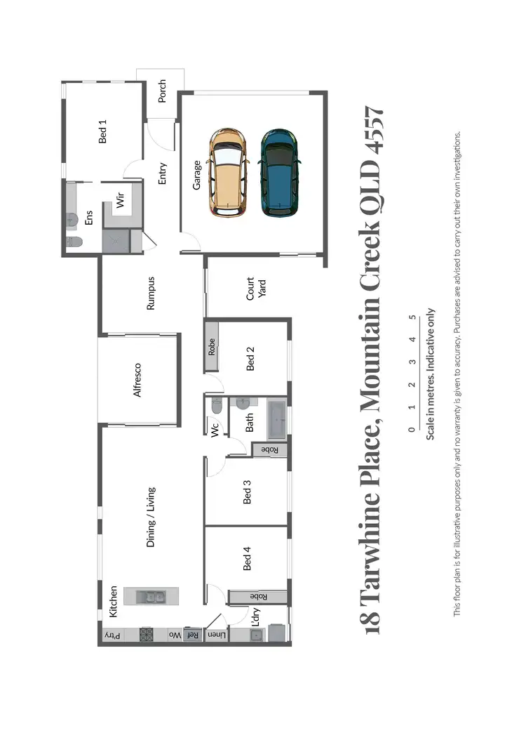 Floorplan of Homely house listing, 18 Tarwhine Place, Mountain Creek QLD 4557