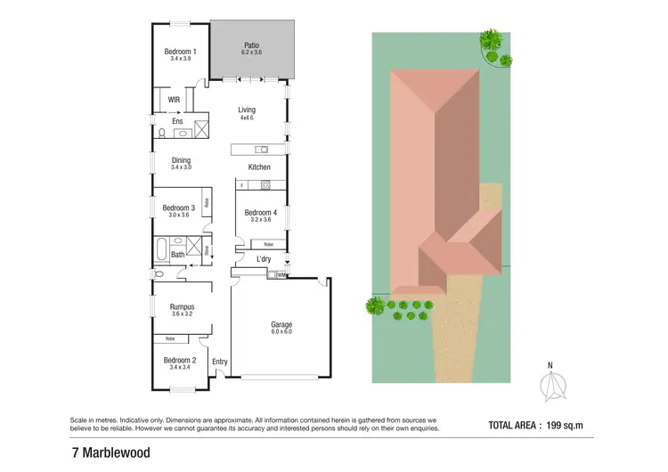 Floorplan of Homely house listing, 7 Marblewood Circuit, Mount Low QLD 4818