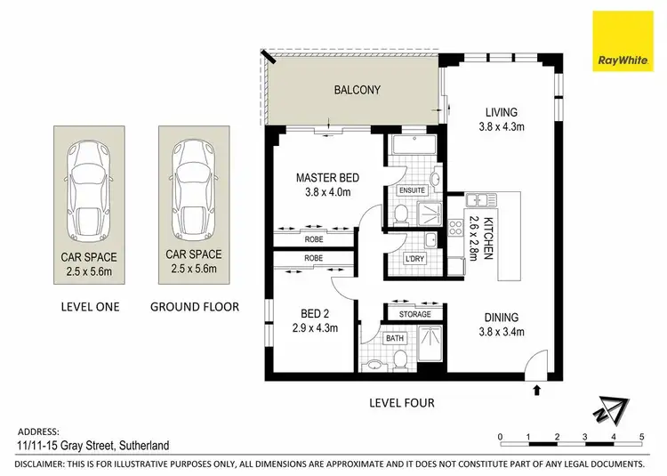 Floorplan of Homely apartment listing, 11/11-15 Gray Street, Sutherland NSW 2232