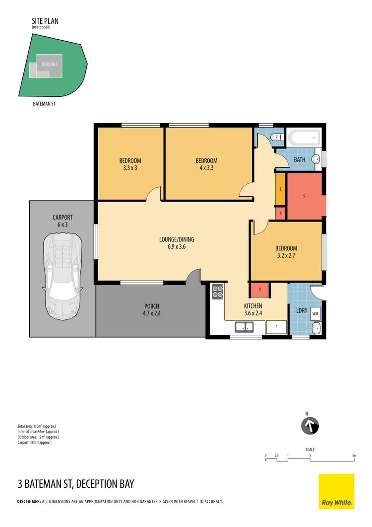 Floorplan of Homely house listing, 3 Bateman Street, Deception Bay QLD 4508