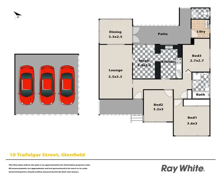 Floorplan of Homely house listing, 10 Trafalgar Street, Glenfield NSW 2167