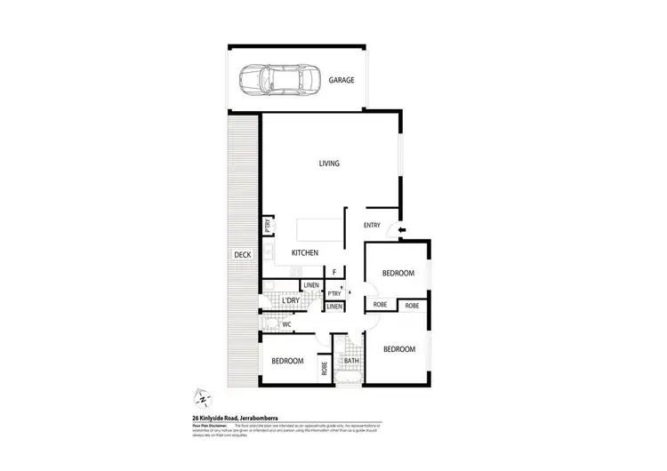 Floorplan of Homely house listing, 26 Kinlyside Avenue, Jerrabomberra NSW 2619