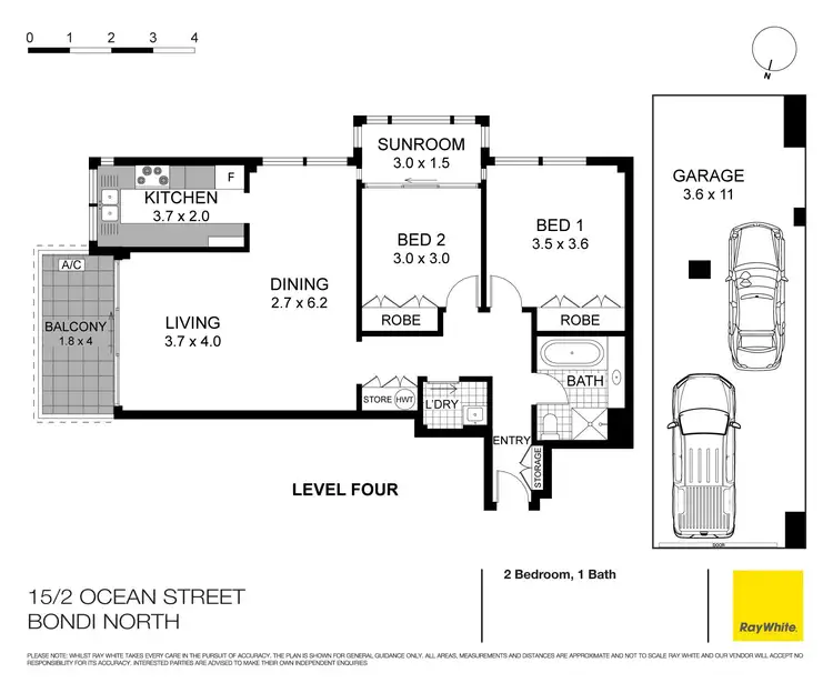 Floorplan of Homely apartment listing, 15/2 Ocean Street, Bondi NSW 2026