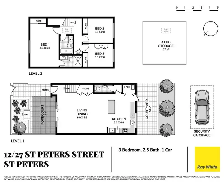 Floorplan of Homely townhouse listing, 12/27 St Peters Street, St Peters NSW 2044