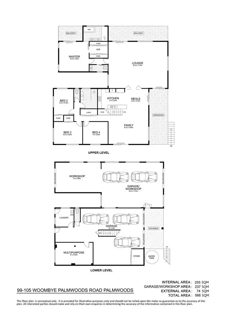 Floorplan of Homely house listing, 99-105 Woombye-Palmwoods Road, Palmwoods QLD 4555