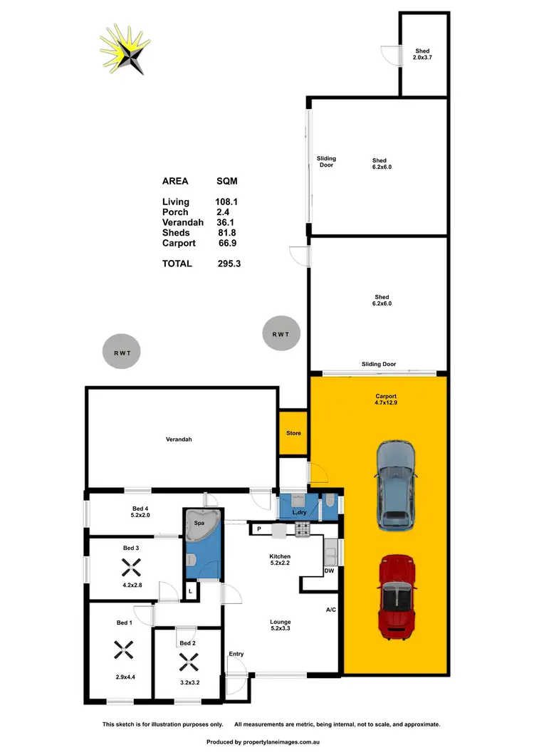 Floorplan of Homely house listing, 58 Hatch Street, Nuriootpa SA 5355