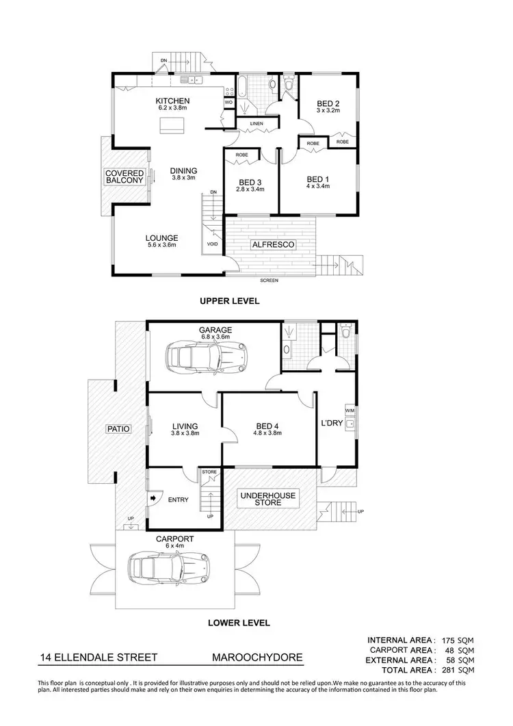 Floorplan of Homely house listing, 14 Ellendale Street, Maroochydore QLD 4558