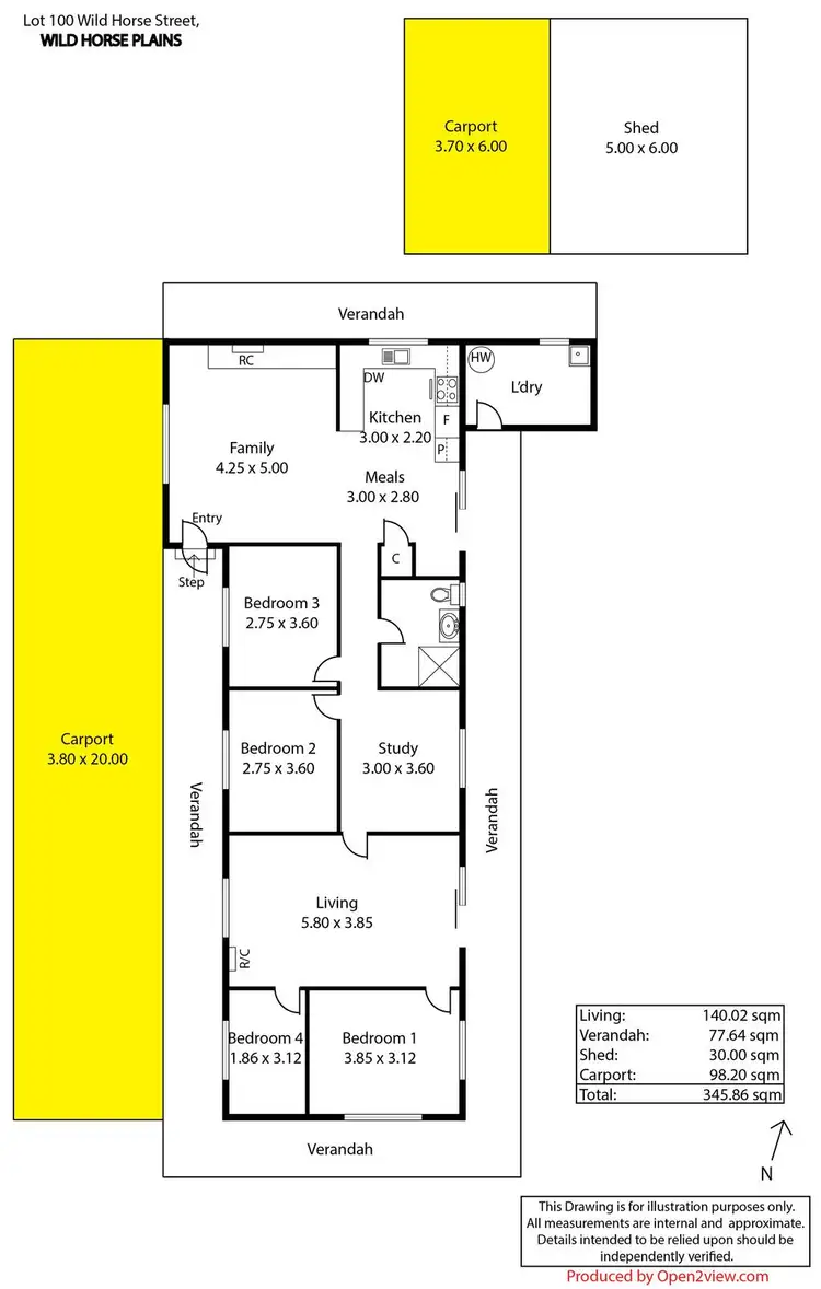 Floorplan of Homely house listing, Lot 100 Wild Horse Street, Wild Horse Plains SA 5501