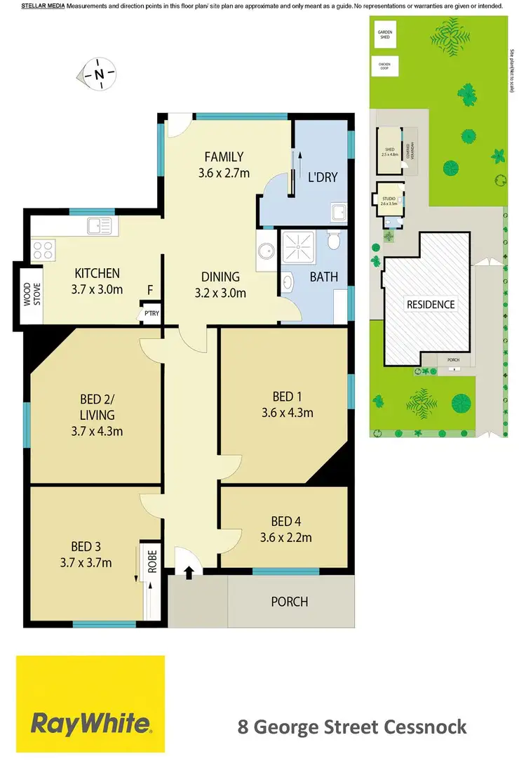 Floorplan of Homely house listing, 8 George Street, Cessnock NSW 2325