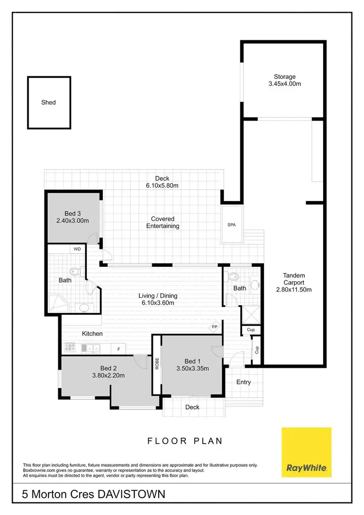 Floorplan of Homely house listing, 5 Morton Crescent, Davistown NSW 2251