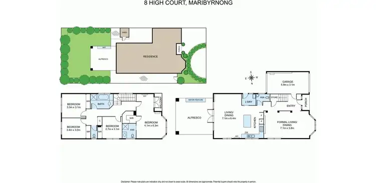 Floorplan of Homely house listing, 8 High Court, Maribyrnong VIC 3032
