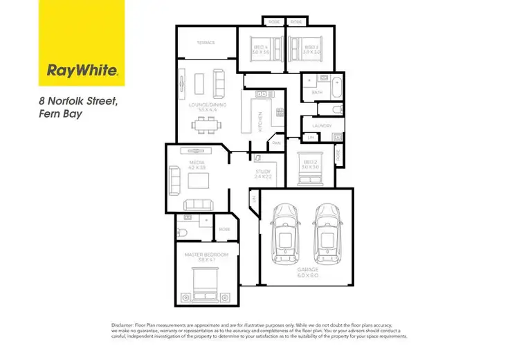 Floorplan of Homely house listing, 8 Norfolk Street, Fern Bay NSW 2295