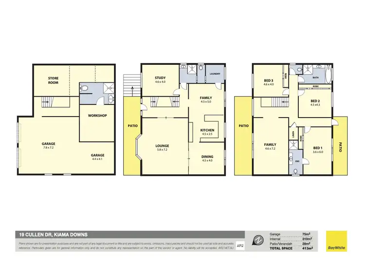 Floorplan of Homely house listing, 19 Cullen Drive, Kiama Downs NSW 2533