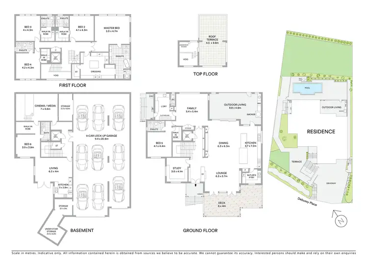 Floorplan of Homely house listing, 33 Debussy Place, Mount Ommaney QLD 4074