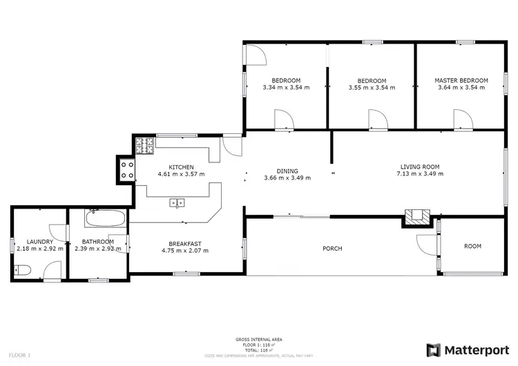 Floorplan of Homely house listing, 6 River Road, Kyalite NSW 2734