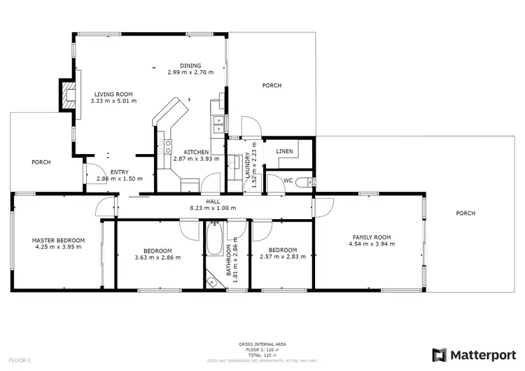 Floorplan of Homely house listing, 3 Gregg Street, Swan Hill VIC 3585