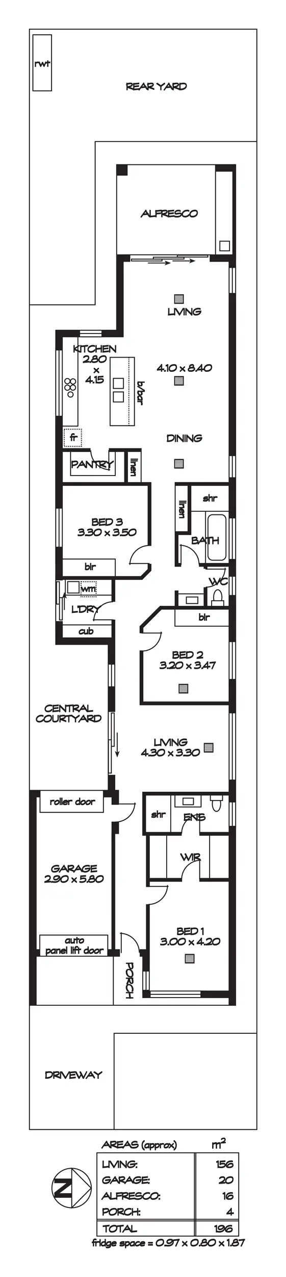 Floorplan of Homely house listing, 6A & 6B Glenton Avenue, Campbelltown SA 5074