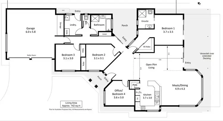 Floorplan of Homely house listing, 32 Meander Avenue, Renmark SA 5341