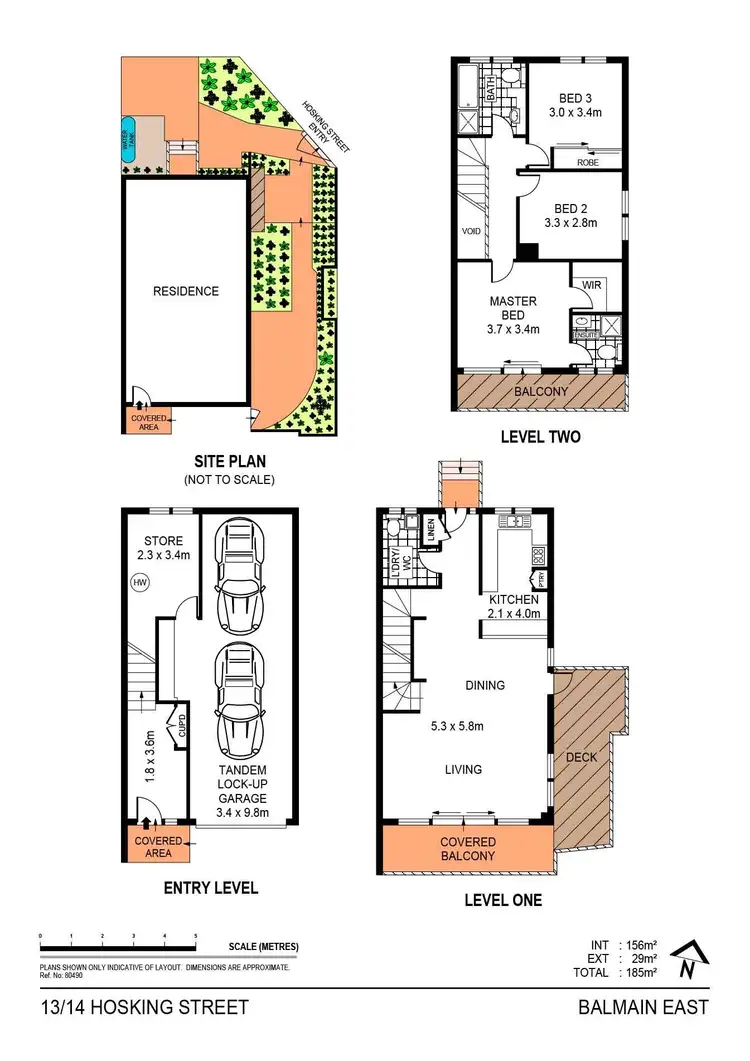 Floorplan of Homely house listing, 13/14 Hosking Street, Balmain East NSW 2041