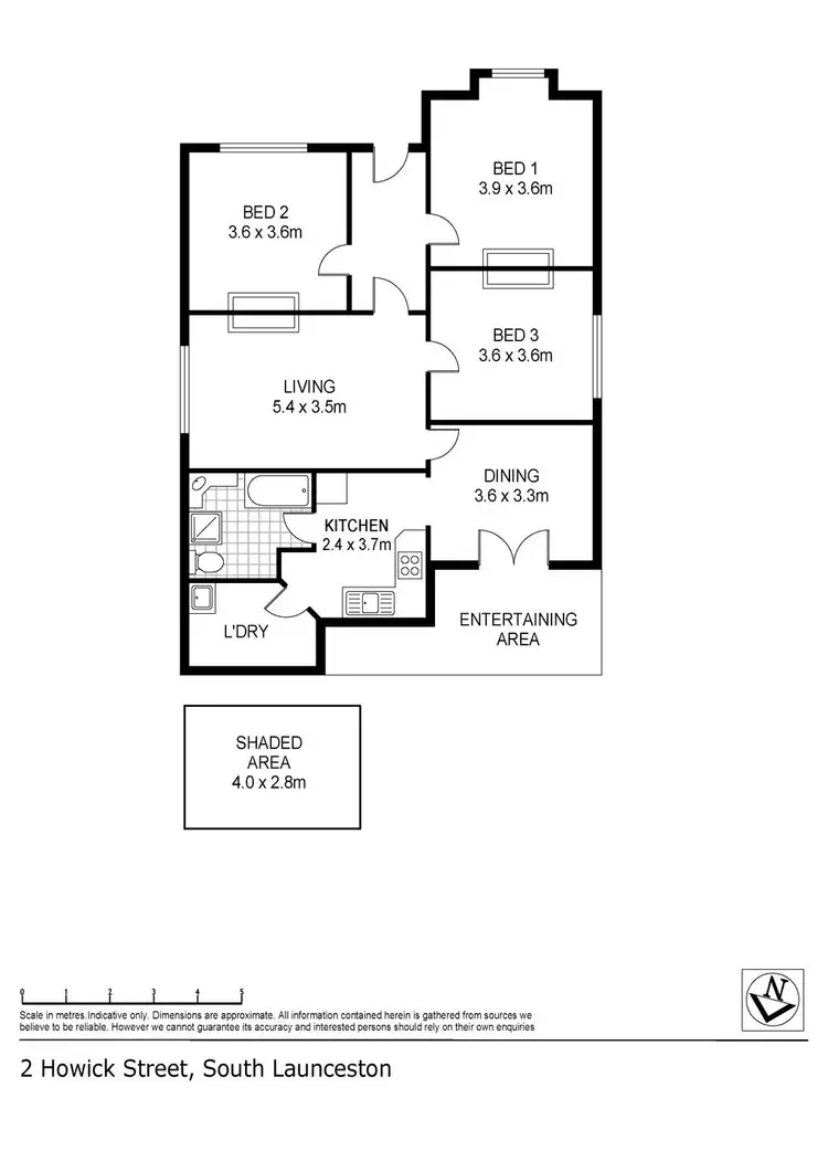 Floorplan of Homely house listing, 2 Howick Street, South Launceston TAS 7249