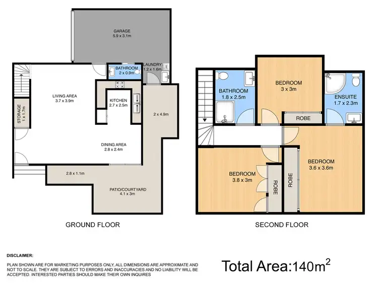 Floorplan of Homely townhouse listing, 1/15 Western Avenue, Chermside QLD 4032