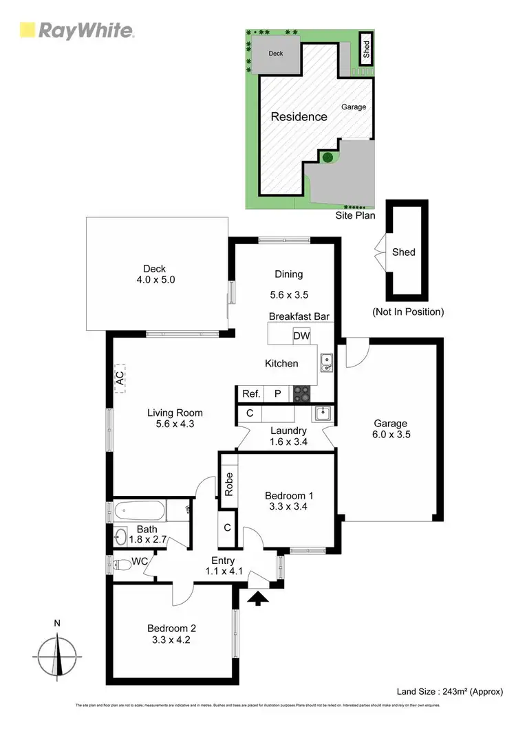 Floorplan of Homely unit listing, 3/6 McCallum Street, Hastings VIC 3915