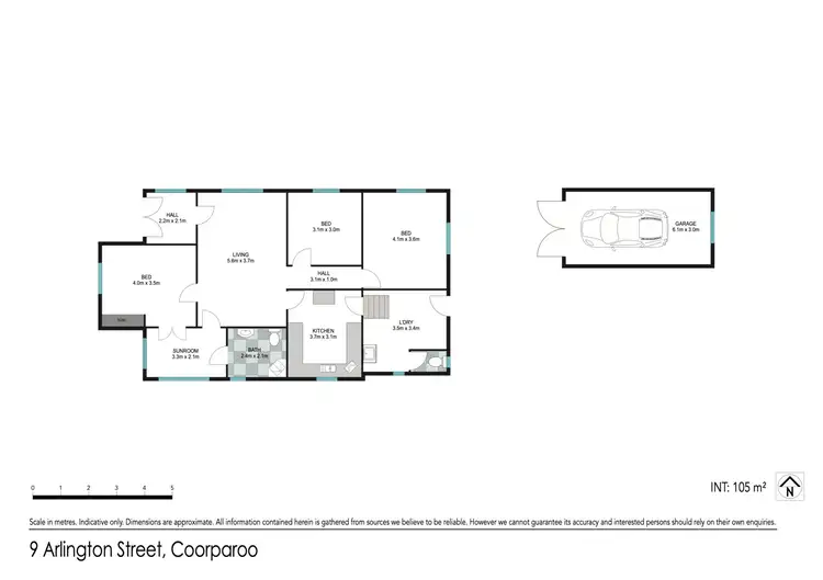 Floorplan of Homely house listing, 9 Arlington Street, Coorparoo QLD 4151