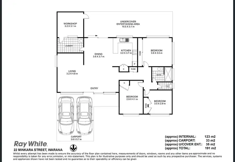 Floorplan of Homely house listing, 22 Minkara Street, Warana QLD 4575
