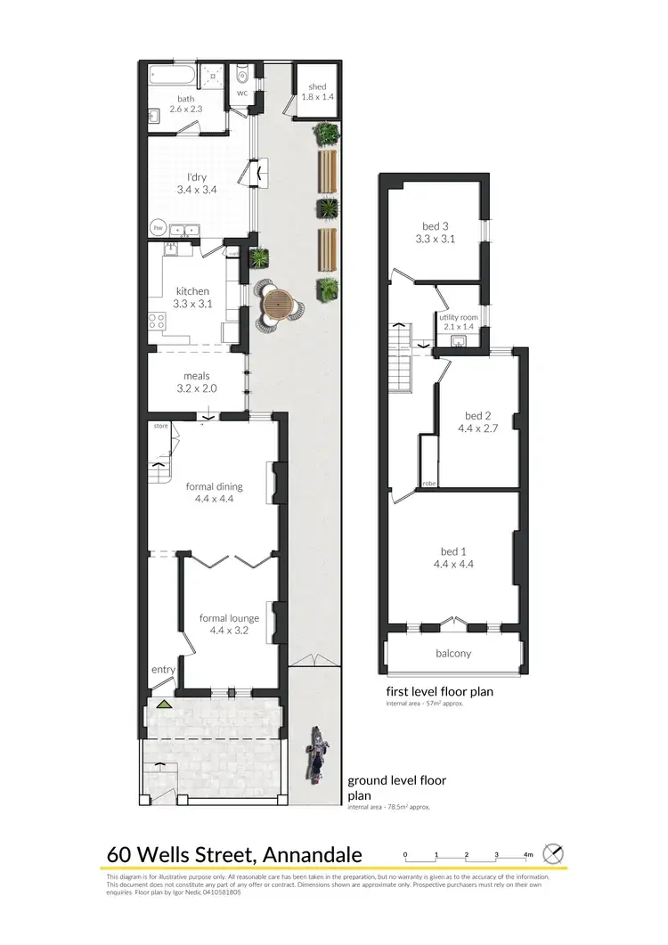Floorplan of Homely house listing, 60 Wells Street, Annandale NSW 2038