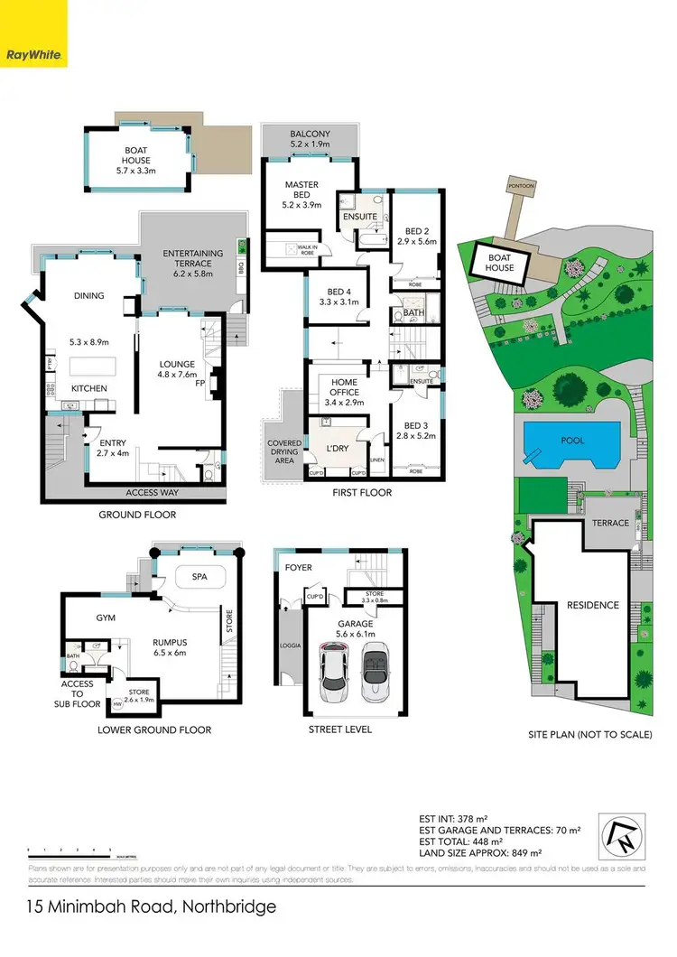 Floorplan of Homely house listing, 15 Minimbah Road, Northbridge NSW 2063