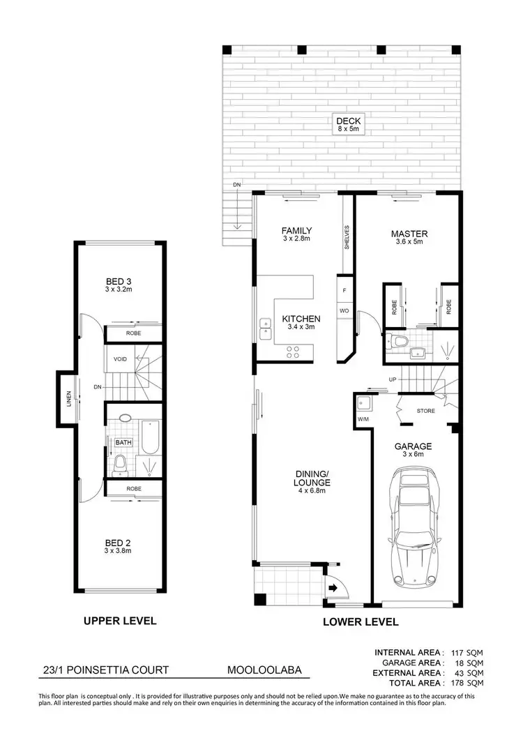 Floorplan of Homely house listing, 23/1 Poinsettia Court, Mooloolaba QLD 4557
