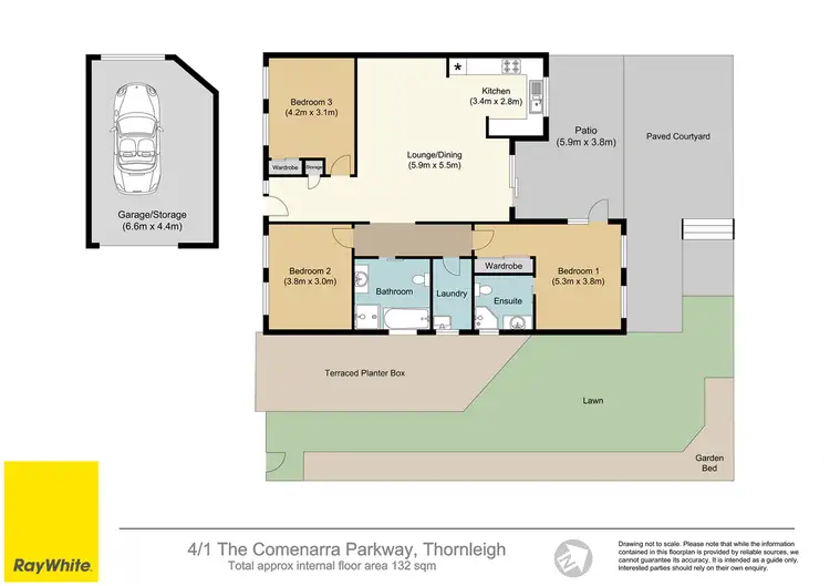 Floorplan of Homely unit listing, 4/1 The Comenarra Parkway, Thornleigh NSW 2120