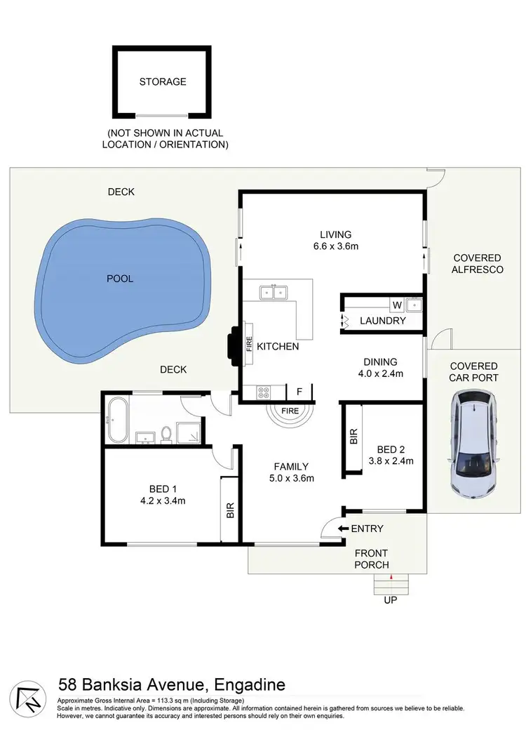Floorplan of Homely house listing, 58 Banksia Avenue, Engadine NSW 2233