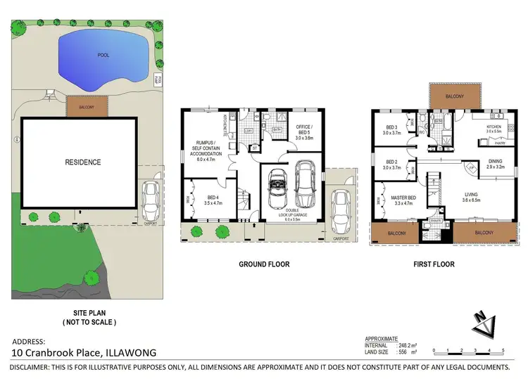 Floorplan of Homely house listing, 10 Cranbrook Place, Illawong NSW 2234