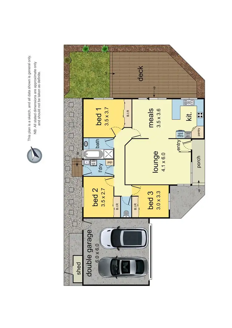 Floorplan of Homely unit listing, 2/16 Orchard Street, Kilsyth VIC 3137