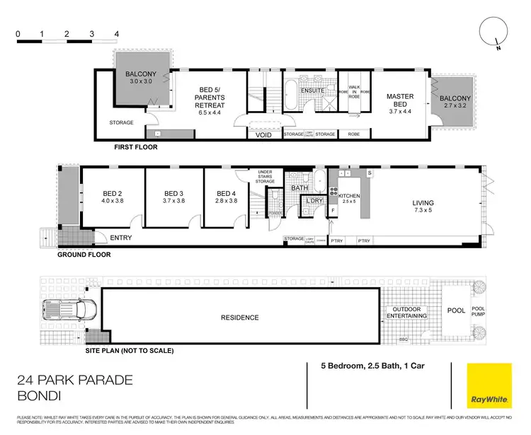 Floorplan of Homely house listing, 24 Park Parade, Bondi NSW 2026