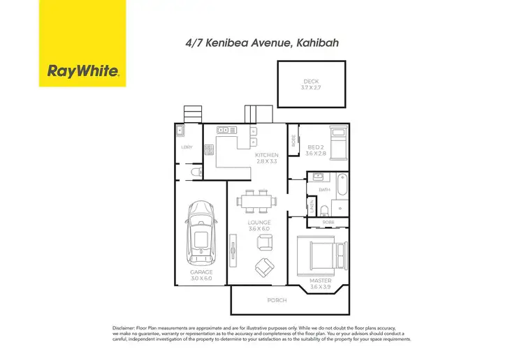Floorplan of Homely unit listing, 4/7 Kenibea Street, Kahibah NSW 2290