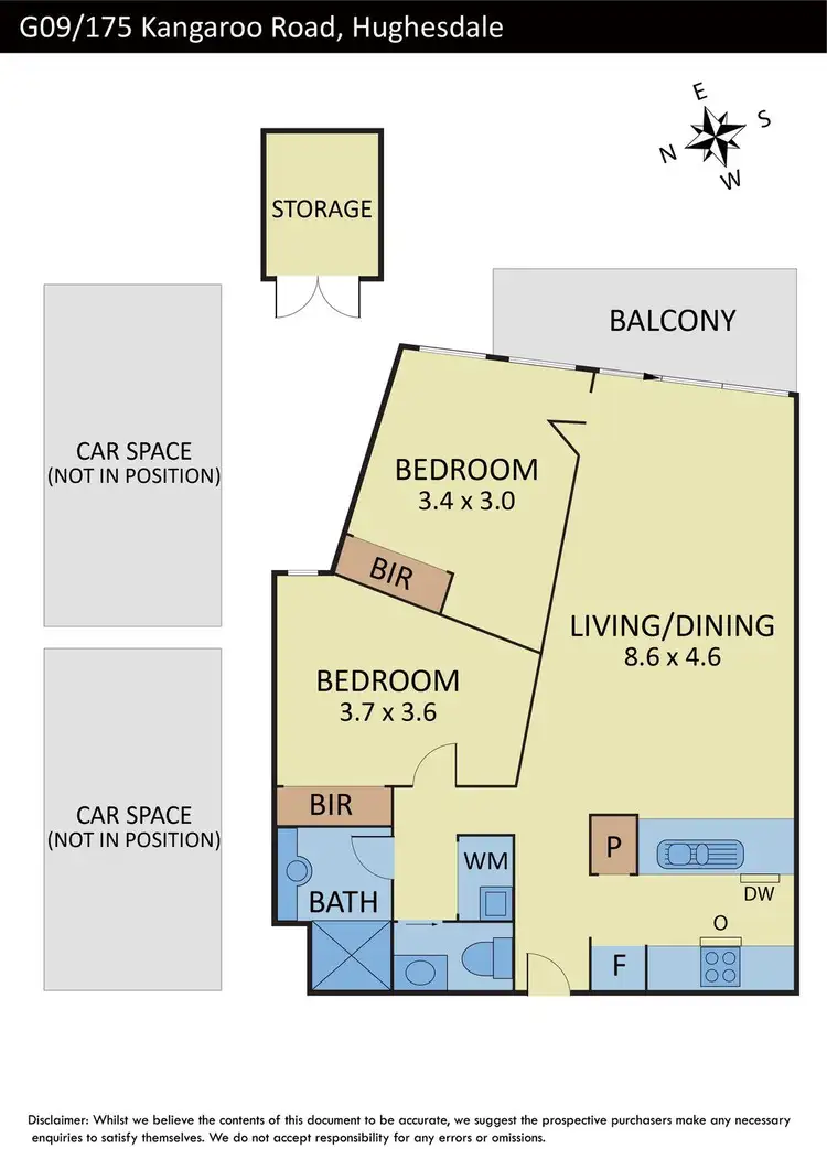 Floorplan of Homely apartment listing, G09/175 Kangaroo Road, Hughesdale VIC 3166