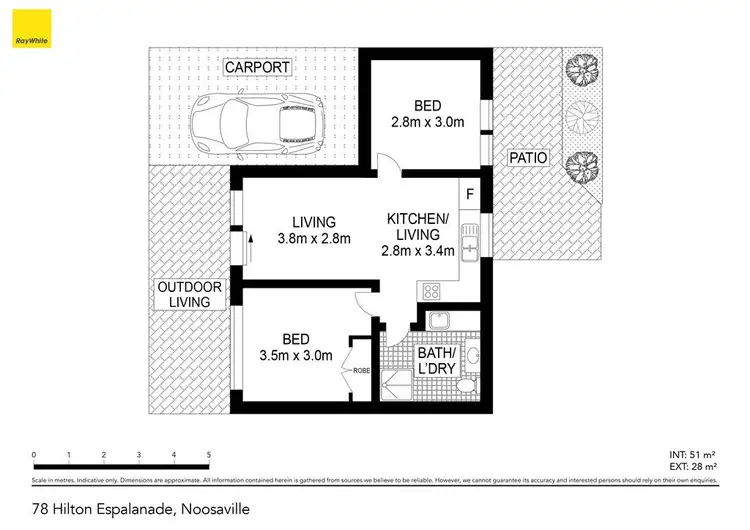 Floorplan of Homely unit listing, Unit 2 78 Hilton Terrace, Noosaville QLD 4566