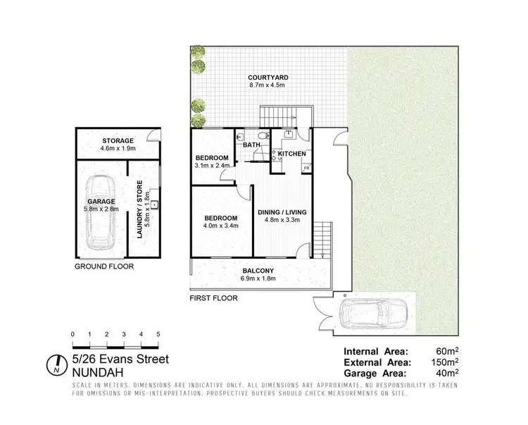 Floorplan of Homely unit listing, 5/26 Evans Street, Nundah QLD 4012