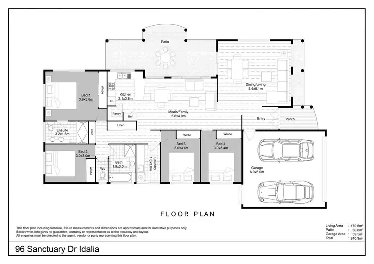 Floorplan of Homely house listing, 96 Sanctuary Drive, Idalia QLD 4811