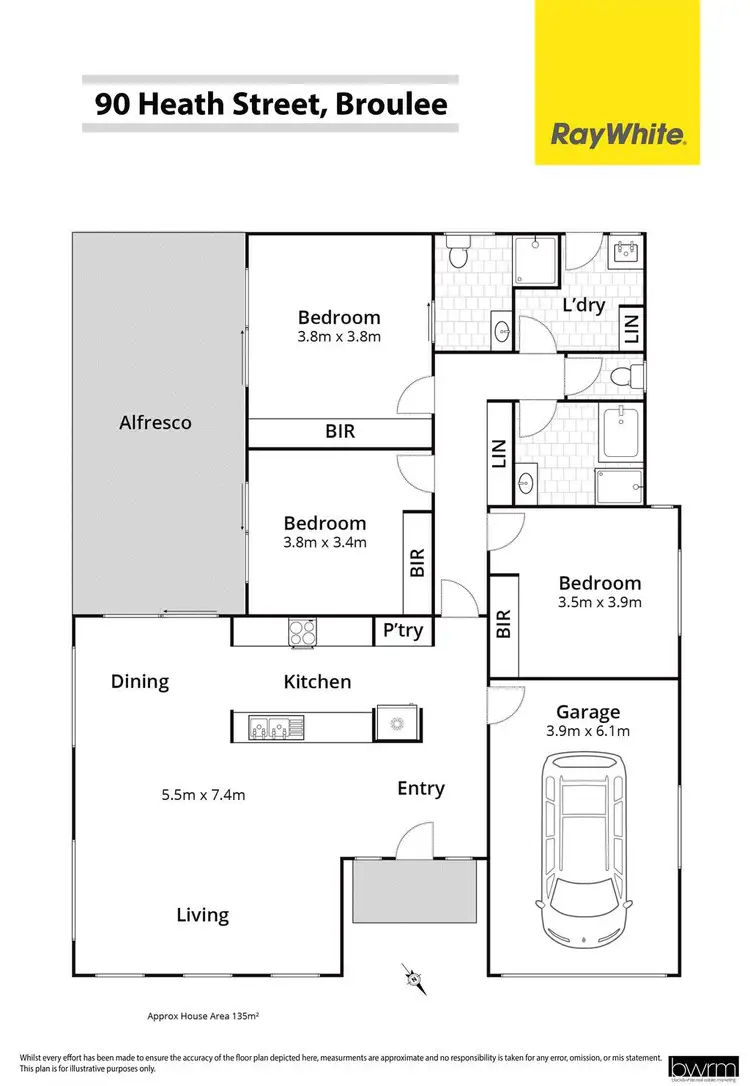 Floorplan of Homely house listing, 90 Heath Street, Broulee NSW 2537