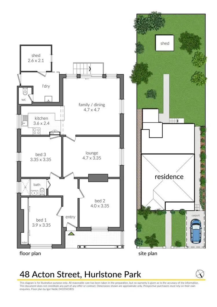 Floorplan of Homely house listing, 48 Acton Street, Hurlstone Park NSW 2193