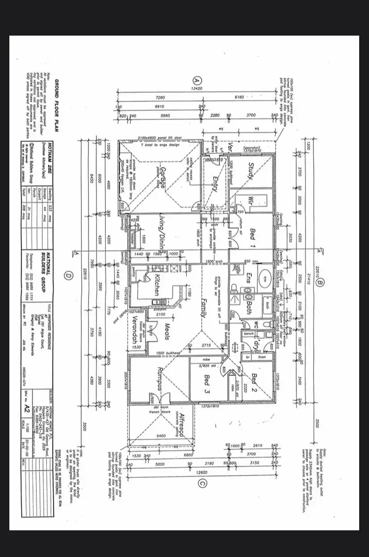 Floorplan of Homely house listing, 1 Argus Court, Tarneit VIC 3029