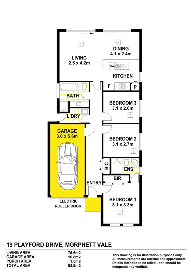 Floorplan of Homely house listing, 19 Playford Drive, Morphett Vale SA 5162